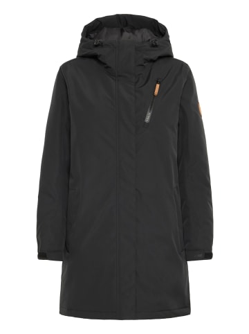 North Bend Funktionsmantel NBKea W 243779MMM moderner Parka in Schwarz