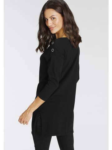 Laura Scott Strickpullover in schwarz