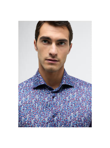 Eterna Langarmhemd in Blau