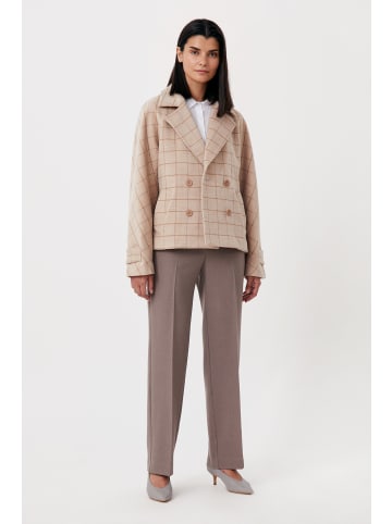 Finn Flare Blazer Karo in beige
