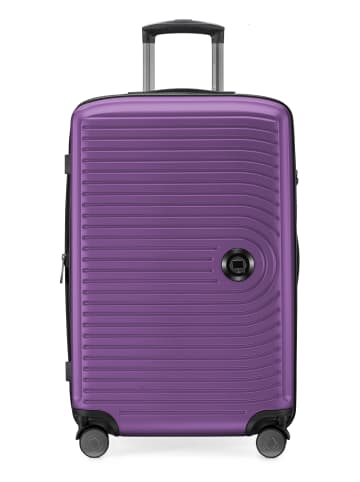 Hauptstadtkoffer Mitte - Kofferset 3 Trolleys Erweiterung Hartschale Gepäck-Set in Aubergine
