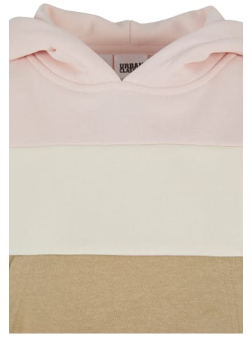 Urban Classics Sweat & Fleece - Hoody in pink/whitesand/unionbeige