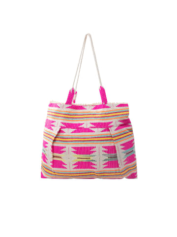 IZIA Shopping Bag in Pink Mehrfarbig