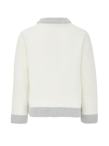 zitha Damen Strickjacke in Wollweiss Grau