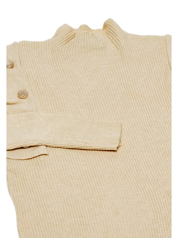 faina Women Sweater in Wollweiss