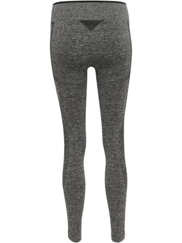 Hummel Hummel Leggings Hmlmt Training Damen Feuchtigkeitsabsorbierenden Nahtlosen in BLACK MELANGE