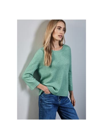 Street One Pullover in sunlit green mel.