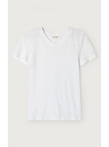 American Vintage T-Shirt SON28GE/BLANC in Blanc