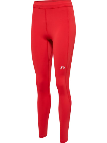 Newline Verstellbare Taille Leggings Reflektierend Logo Women's Core Damen in TANGO RED