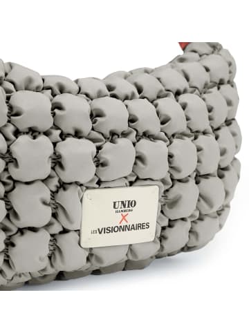 Les Visionnaires Unio Banana Schultertasche 35 cm in light grey
