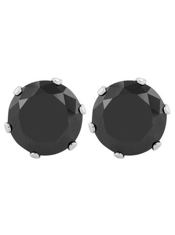 Adeliás Damen Ohrringe – Ohrstecker aus Edelstahl mit Zirkonia in silber