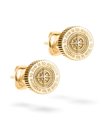 FYNCH-HATTON Ohrstecker The Northstar Coin in gold