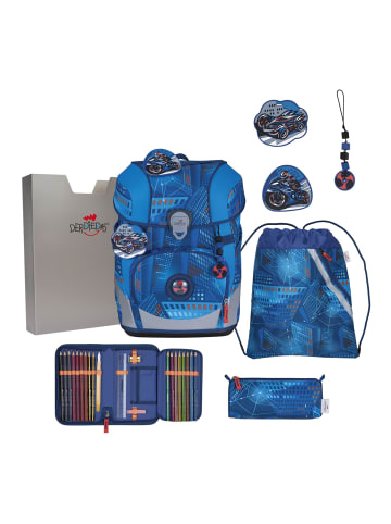 DerDieDas ErgoFlex Tiny Schulranzen-Set 6-teilig in Turbo Speed