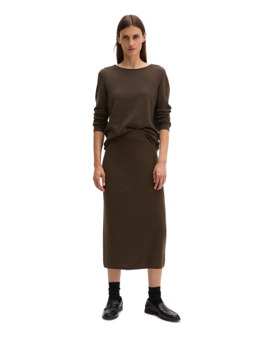 Marc O'Polo Feinstrickrock slim in Burnt Coffee