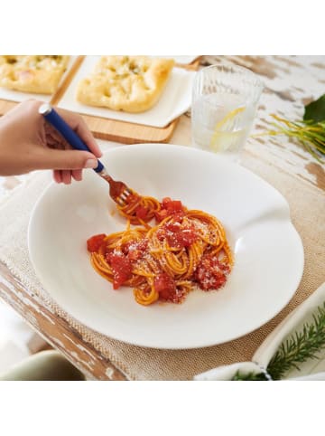 Villeroy & Boch 2er Set Spaghetti-Teller Pasta Passion 31 x 27 cm weiß in weiß