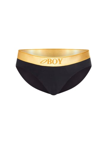 Oboy Slip GOLD in schwarz