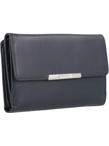 Esquire Helena Geldbörse II Leder 14 cm blau