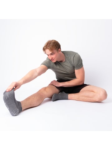Occulto 4er Pack Yogasocken Mady in Schwarz-Grau
