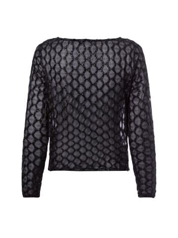 Vila Langarmshirt VIZalma in schwarz