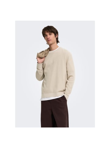 Only&Sons Pullover in Silver Lining