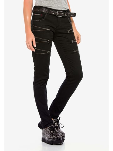 Cipo & Baxx Jeans in Schwarz