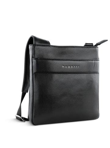 Bugatti Nome - Schultertasche 19 cm (schwarz) in schwarz
