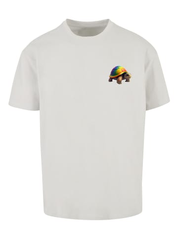 F4NT4STIC Heavy Oversize T-Shirt Rainbow Turtle OVERSIZE TEE in lightasphalt