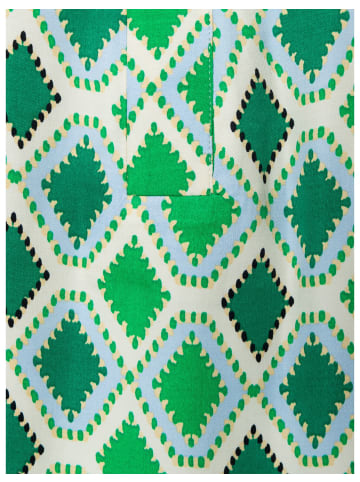 More & More Satinbluse in fine rhomb print