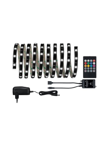 paulmann LED-StreifenYourLED Lights and Sound Comfort Set RGB 3m Farbwechsel in Schwarz