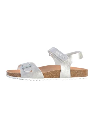 Geox Kindersandale aus Leder „Adriel“ Grau