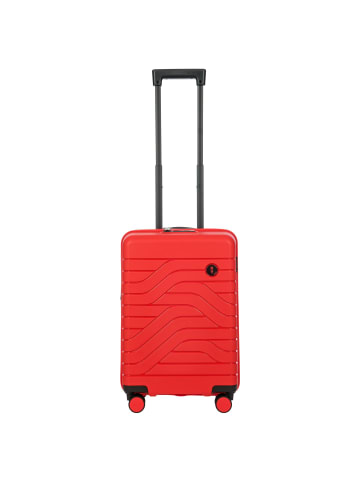 BRIC`s BY Ulisse - 4-Rollen-Kabinentrolley 55 cm erw. in rosso