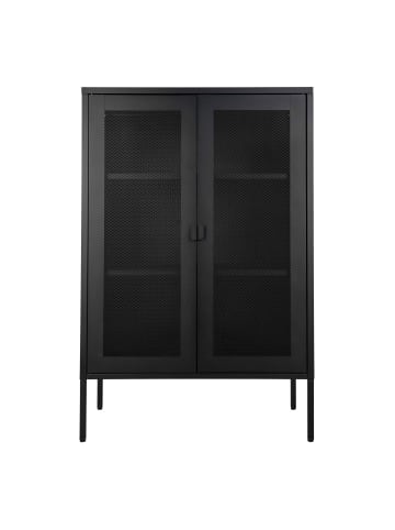 ebuy24 Vitrinenschrank Melbourne Schwarz 80 x 40 cm