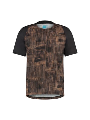 SHIMANO Short Sleeve Jersey FORESTA in braun