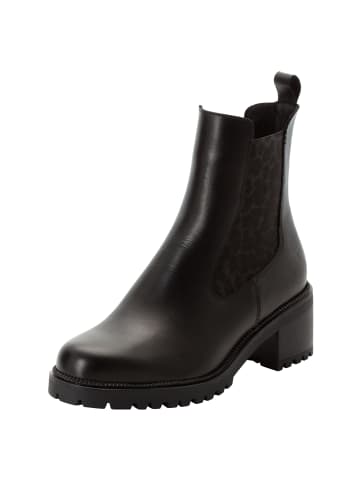 Tamaris Chelsea Boot in BLACK/LEOPARD
