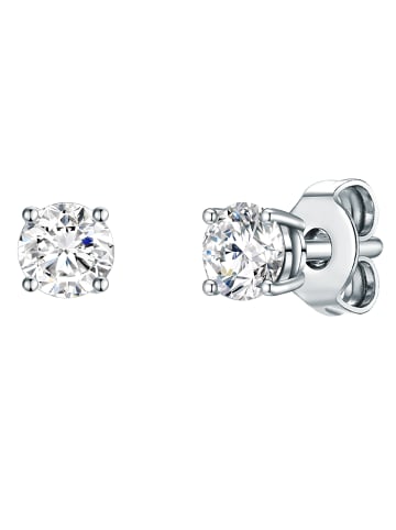 Trilani Ohrstecker aus Sterling Silber mit Zirkonia in silber