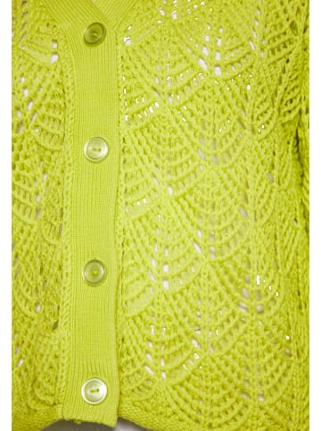 Swirly Cardigan in Limette