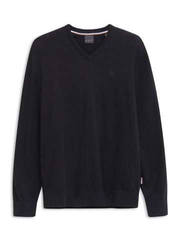Bugatti Pullover V-Neck in schwarz