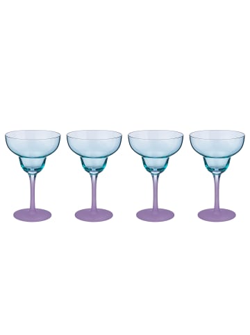 Butlers Margaritaglas COCKTAIL NIGHT 4er-Set in Türkis