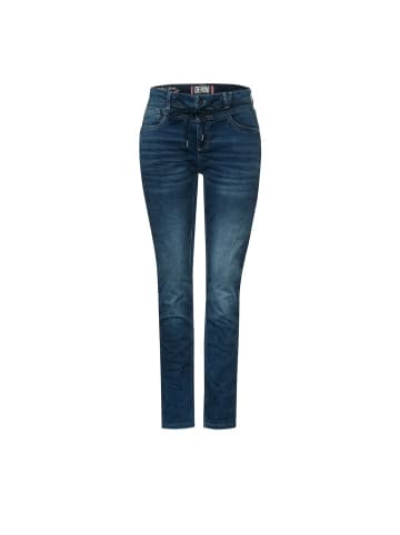 Street One Jeans in dark blue random wash