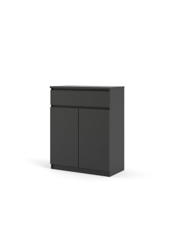ebuy24 Sideboard Nada Schwarz 80 x 40 cm
