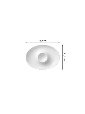 Villeroy & Boch Eierbecher mit Ablage Royal in weiß