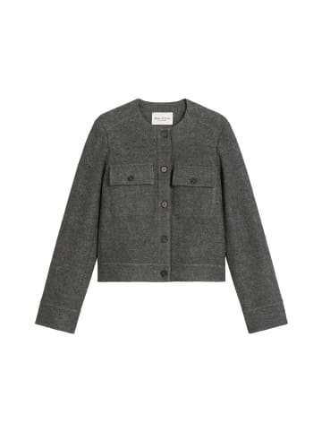 Marc O'Polo Indoor-Wolljacke tailored in rocky grey melange