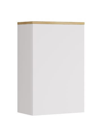 VCM  Hängeschrank Badregal Badmöbel Wandschrank Cosila in Weiß / Honig-Eiche