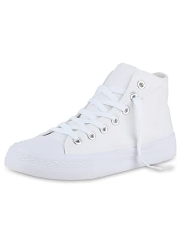 VAN HILL Sneaker High Adam in Weiss