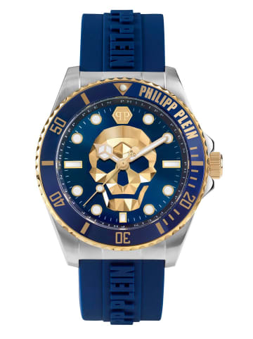 Philipp Plein Philipp Plein Herrenuhr The $kull Diver in blau