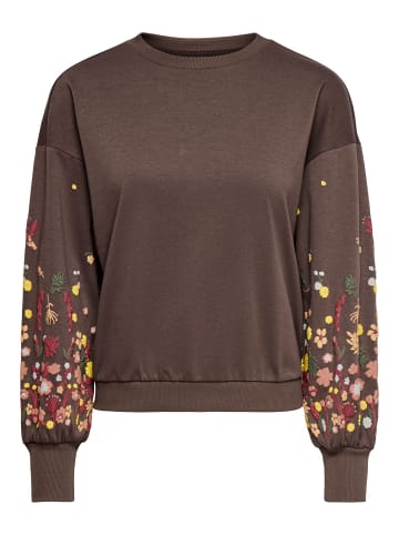 ONLY Sweatshirt in Chocolate Martini