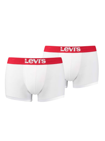 Levi´s BoxershortsSolid Basic Trunk 2Pin317 - white/white