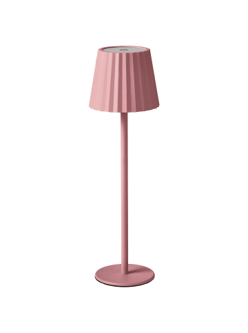 Beliani Tischleuchten POMBEIRO in Rosa - (W) 12 x (H) 38 x (L) 12 cm