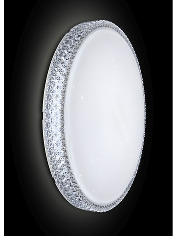 Licht-Erlebnisse Deckenlampe EEK G Ø 40 x (H)9 cm in Weiß