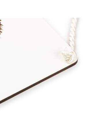 Mr. & Mrs. Panda Schild Igel Liebe ohne Spruch in Transparent